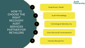 how to choose the right recovery audit services partner for retailers